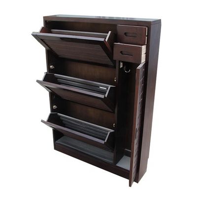 Eco-Friendly Wooden Shoe Display Furniture Cabinet for General in Home Furniture