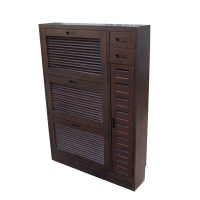 Eco-Friendly Wooden Shoe Display Furniture Cabinet for General in Home Furniture