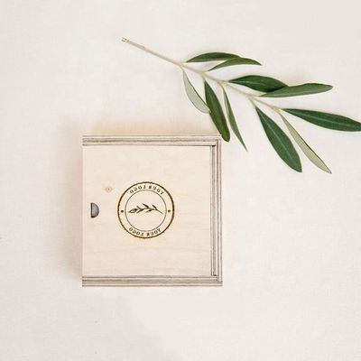 Customized Fancy Custom Printed Mini Wooden Gift Storage Boxes for Environmental Style