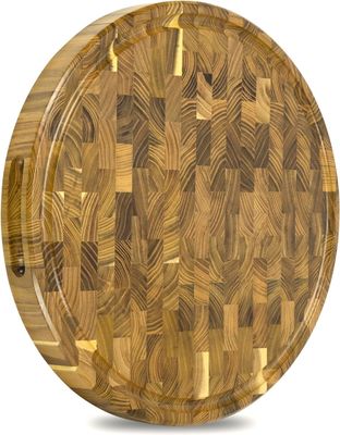 Custom Service 15 Inch Wooden Cutting Board with Eco-Friendly Design and Juice Groove