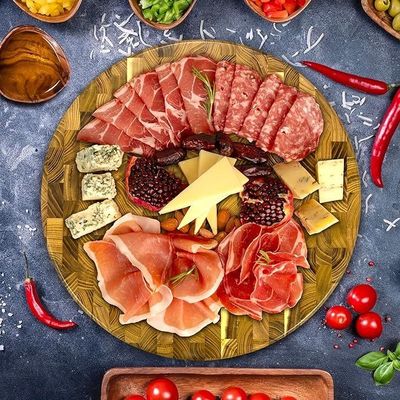 Custom Service 15 Inch Wooden Cutting Board with Eco-Friendly Design and Juice Groove