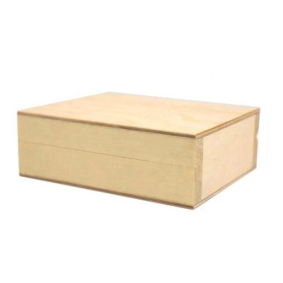 Contracted Wind Theme Wooden Box Case for Decoupage Customized Fancy Design