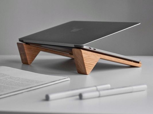 Wooden Laptop Stand for Living Room Add a Touch of Elegance to Your Desk