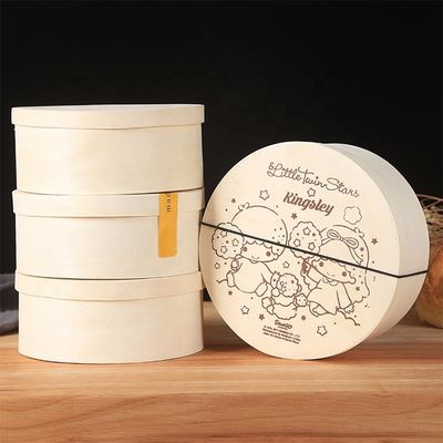 Vitalucks Custom Wooden Round Salad Lunch Bento Box The Perfect Eco-friendly Solution
