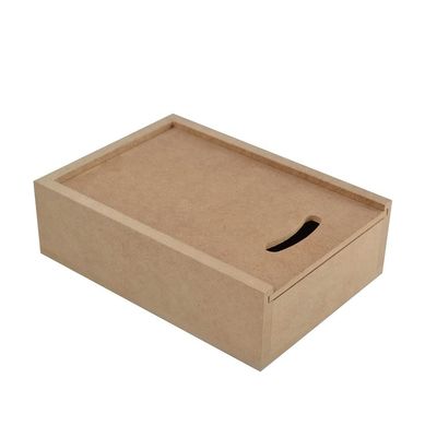 Customized MDF Wooden Boxes with Sliding Lid Free Sample Charge and Customized Logo Accepted