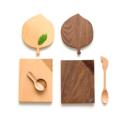 Custom Beech Wooden Cup Mat Latest Design for Eco-Friendly and Waterproof Coffee Coasters
