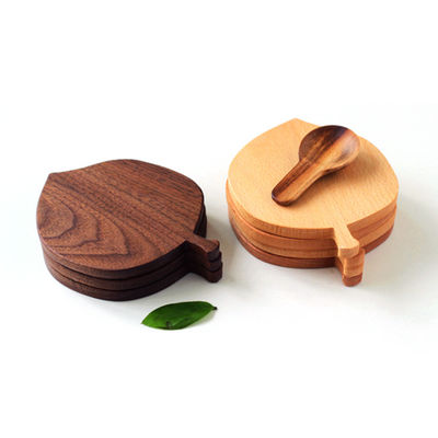 Custom Beech Wooden Cup Mat Latest Design for Eco-Friendly and Waterproof Coffee Coasters