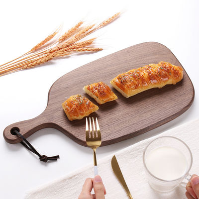 Handcrafted Walnut Cheese Bread Cutting Board Wooden Serving Tray with Balance Design