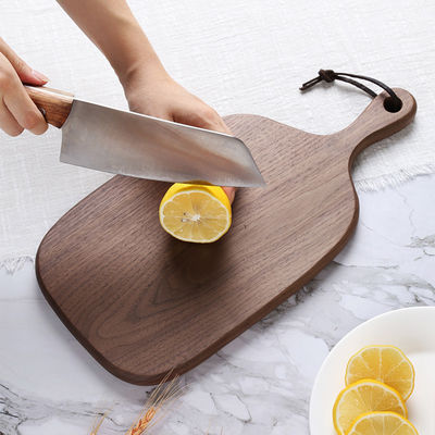 Handcrafted Walnut Cheese Bread Cutting Board Wooden Serving Tray with Balance Design