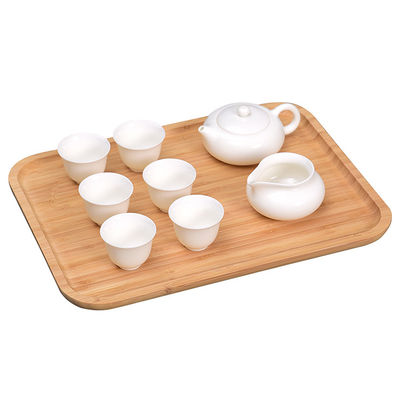 Custom Color Bamboo Serving Tray Set for Breakfast Snacks Storage OEM ODM Accepted