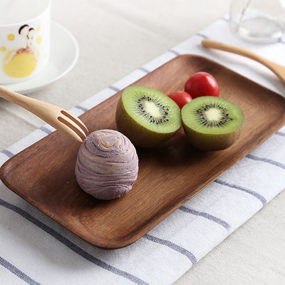 24.8x12.8x2cm Eco-Friendly Wood Serving Trays in Custom Nordic Style with Free Sample