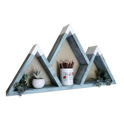 Custom Wood Floating Shelves 25x14x4 Inches for Handmade Nature Wooden Mountain Shelf