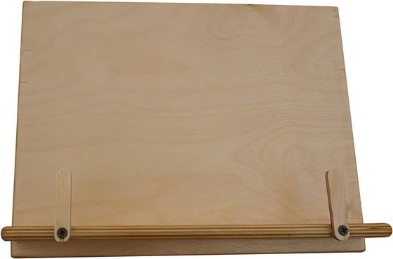 Wooden Wall Mount Book Holder Adjustable Recipe Book Stand for Kitchen Counter Display