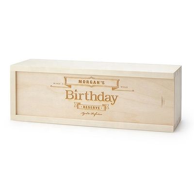 Embossed Elegant Wine Packaging Boxes for Customized Magnum Wooden Wine Gift Box