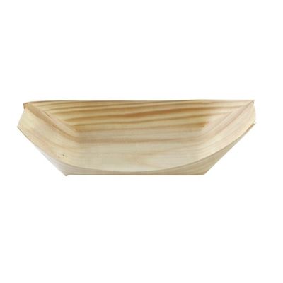 5 Days Delivery Wooden Sushi Plate in Pine Wood Customized Size and Logo Acceptable