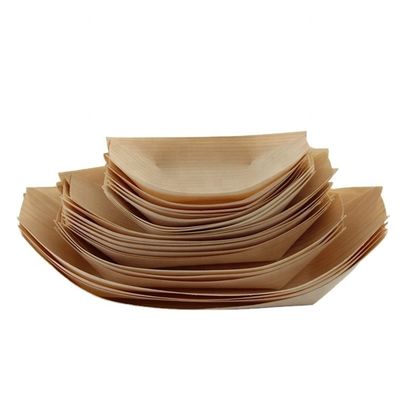 5 Days Delivery Wooden Sushi Plate in Pine Wood Customized Size and Logo Acceptable