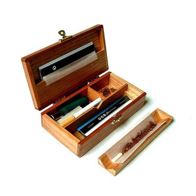 Customizable Logo and Lacquer Coating Options Wooden Humidor for Cigar Packaging Box
