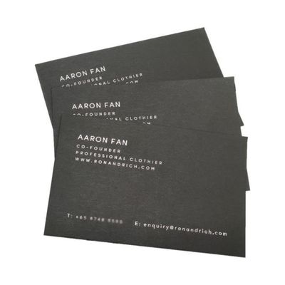 Customized Fancy Design Thank You Greeting Card Postcards with Logo on Recycled Paper