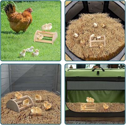 202405 Bird Perch Strong Thicken Wooden Roosting Bar for Coop and Brooder Long-Lasting