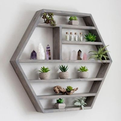 Customized Logo Living Room Furniture Handmade Wooden Wall Mounted Floating Collection Shelves