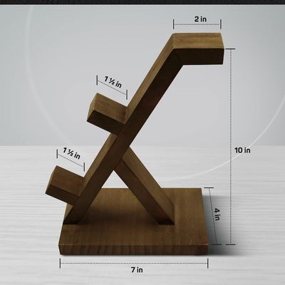 Video Game Controller Headset Stand Wooden Home Decoration Shelf with Headphone Holder