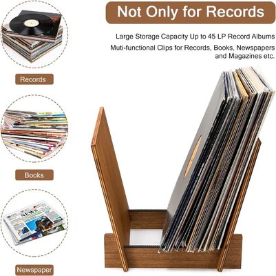 Non-folding Rack for LP Vinyl Record Albums Storage Stand Record Display