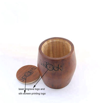 Bar Wooden Whiskey Pickle Barrel with Customized Logo Acceptable and Natural Style