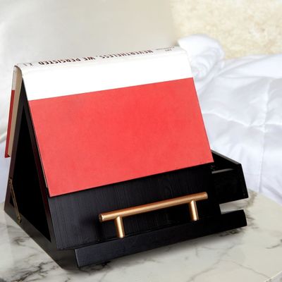 Sample Charge Free Folding Recipe Book Stand for Kitchen Counter Triangle Page Holder