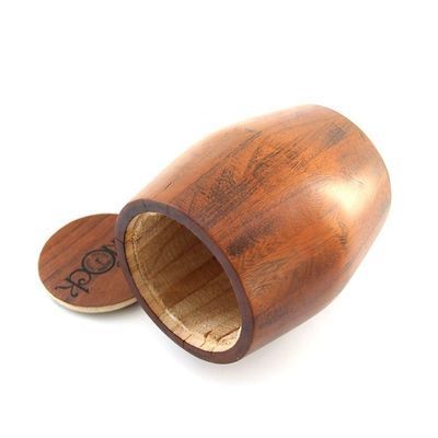 Europe Regional Feature Customized Logo Acceptable Craft Wooden Barrel for Tea Storage