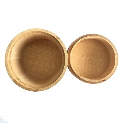 Promotion Customized Logo Acceptable Natural Beech Pine Oke Barrel Wooden for Candy