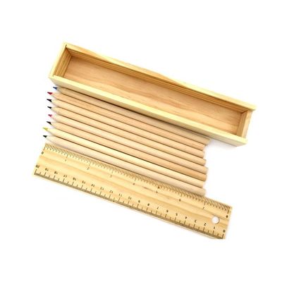 Multipurpose Wooden Pencil Box with TIMBER Wood Type and Solid Material Structure