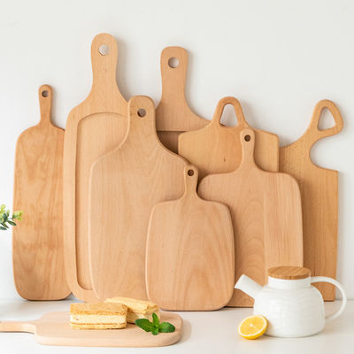 11&quot; X 8&quot; Aruba Beech Bamboo Wood Butcher Block Chopping Board Set for Outdoor Camping