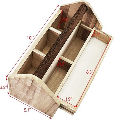 Custom Order Accepted Wooden Drawer Organizer Craft Tool Storage Box with Pine Wood/Bamboo