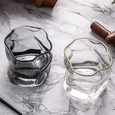 Multi Color Iced Coffee Wine Bar Glass Cup with Customized Logo Acceptable and Durable