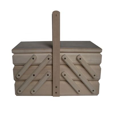 Gifts Stores Commercial Buyer Convenient Sewing Work Wooden Sewing Box 5 Days Delivery