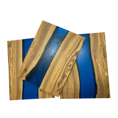 Marble Wood Bread Storage Kitchen with BAMBOO Ocean Shapes Walnut Resin Cutting Boards
