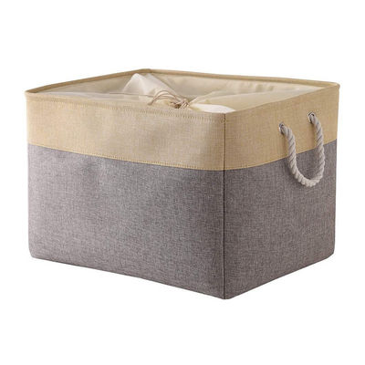 Customized Logo Acceptable Fabric Storage Basket for Clothes Storage and Organization