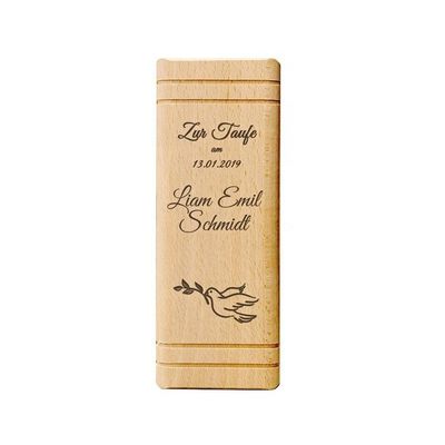 Silk-screen Printing/Burned Logo Wooden Money Saving Box for Kids in Custom Book Shape