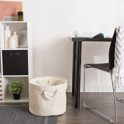 Fabric Liner Multifunctional Household Storage Basket for Magazine Pet Toys and Laundry