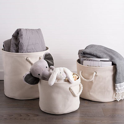 Fabric Liner Multifunctional Household Storage Basket for Magazine Pet Toys and Laundry