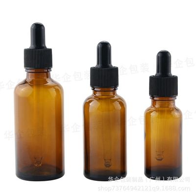 5ml 10ml 15ml 20ml 30ml 50ml 100ml Amber Glass Dropper Bottle with and Food Jar Glass