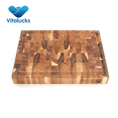 Professional Kitchen Acacia Bamboo and Olive Wood Cutting Board Set with Containers