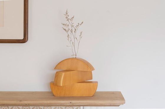 Flowerpot Home Decor 202405 Modern Pampas Grass Vase for Trendy Table Centerpieces