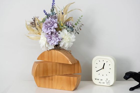 Flowerpot Home Decor 202405 Modern Pampas Grass Vase for Trendy Table Centerpieces