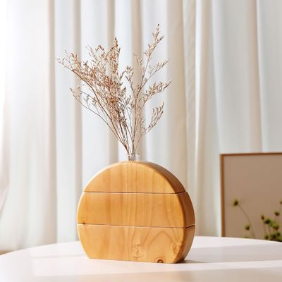 Flowerpot Home Decor 202405 Modern Pampas Grass Vase for Trendy Table Centerpieces