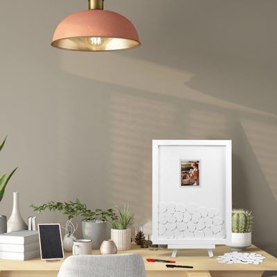 Wedding Event Party Frames with Burned Wooden Decorations in European Style Countryside