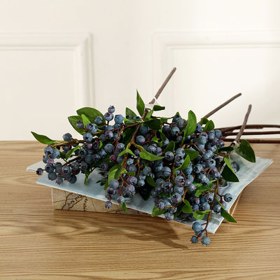 Christmas Berry Stem Artificial Plants Red and Blue Berries for All Festivals Occasion