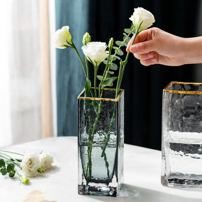 Rectangular Glass Crystal Vases in Bulk A Modern Must-Have for Weddings and More