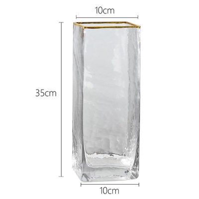 Rectangular Glass Crystal Vases in Bulk A Modern Must-Have for Weddings and More