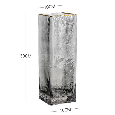 Rectangular Glass Crystal Vases in Bulk A Modern Must-Have for Weddings and More